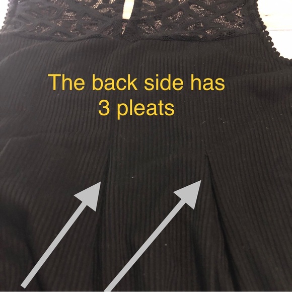 Knox Rose embroidered sleeveless swing top w/lace & keyhole back -size M - Picture 12 of 15